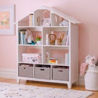 Martha Stewart Living and Learning Kids' Dollhouse Bookcase, Assorted Colors
