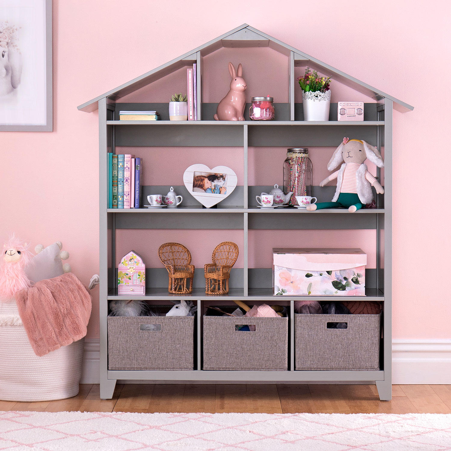 Martha Stewart Living and Learning Kids’ Dollhouse Bookcase