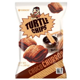 Orion Turtle Chips Choco Churros 17 oz.