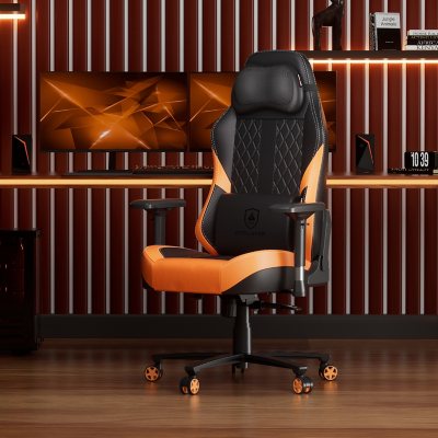 GTPLAYER PL-M0 Ergonomic Video Gaming Chair:- Orange
