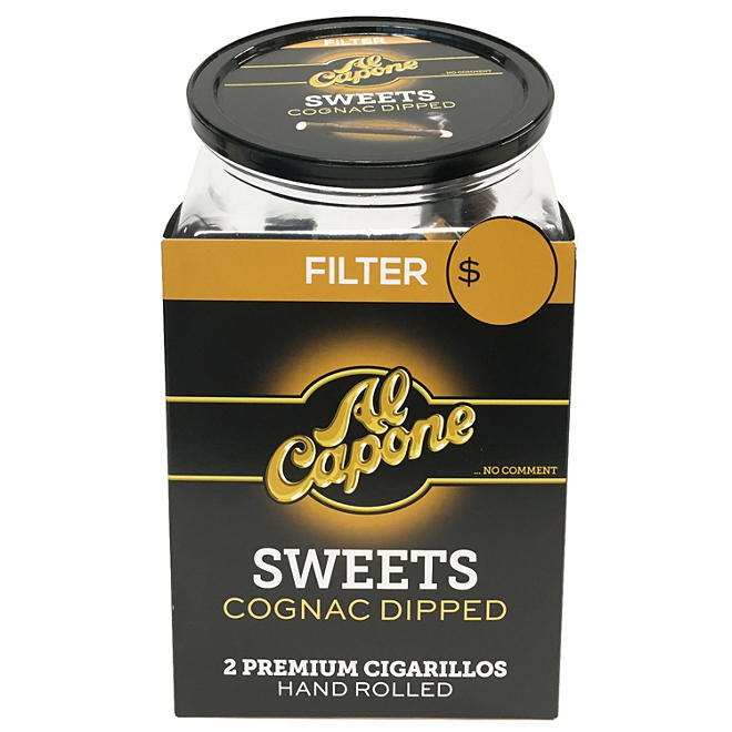 Al Capone Sweets Cognac Dipped Filter Cigarillos (2 ct., 60 pk.)