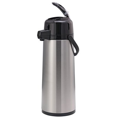 Manufacturer Red Pump Dispenser Insulated Thermal Coffee Thermos