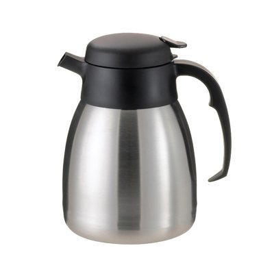 SALE: Elegant Stainless Steel Insulated Thermal Carafe (1 Liter)