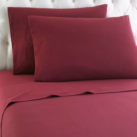 Shavel Micro Flannel Solid Sheet Set, Assorted Colors and Sizes