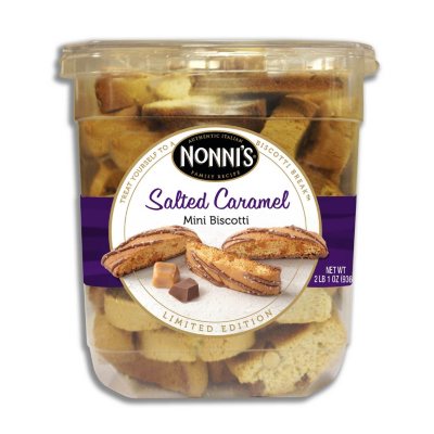 Nonni's Salted Caramel Mini Biscotti (2 lb. 1 oz.) Sam's Club