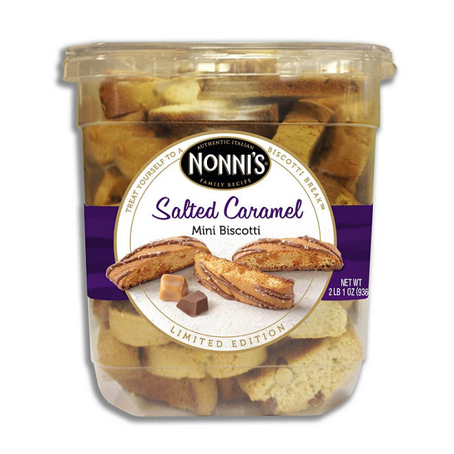 Nonni's Salted Caramel Mini Biscotti (2 lb. 1 oz.)