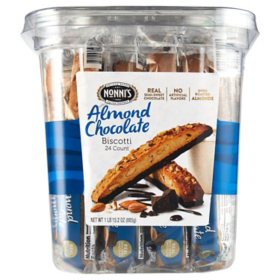 Nonni's Almond Chocolate Biscotti (31.2 oz., 24 ct.)