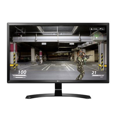 27'' IPS UHD 4K Monitor (3840x2160) with VESA DisplayHDR™ 400, USB Type-C™,  Radeon FreeSync™, MAXXAUDIO®, True Color Pro Software & Ergonomic Stand