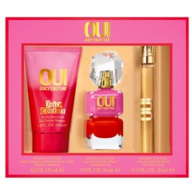 OUI Juicy Couture for Women Fragrance 3 Piece Gift Set  		