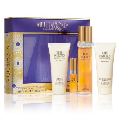 Sparkling white diamonds online gift set