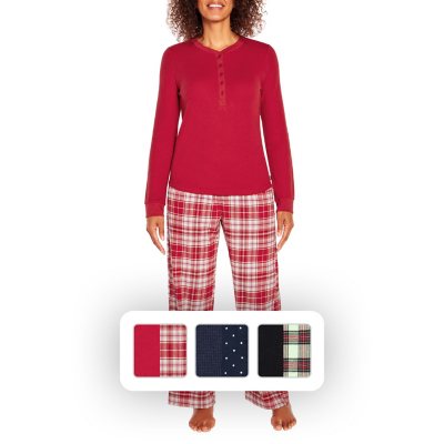 Shop Men's Open Back Top & Pull-On Pant Flannel Pajama Set Online