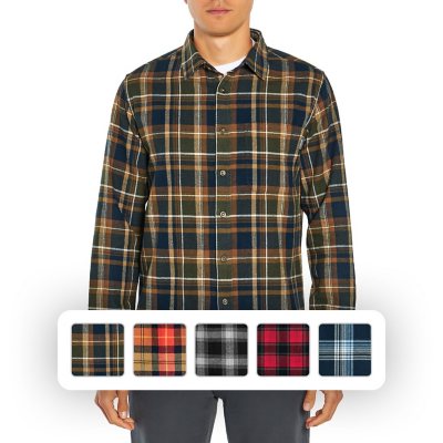 Eddie Bauer Men's Bristol Flannel Shirt - Sam's Club