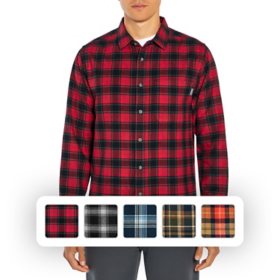 Chicago Blackhawks Flannel Button-Up Shirt - Red