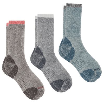 4 Pack of Mid-Calf Ribbed Socks with arch support for School