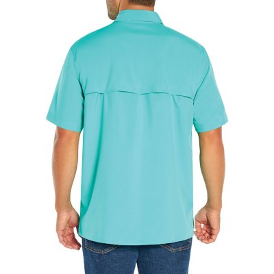 Eddie Bauer Men's Woven Short Sleeve Tech Shirt - Sam's Club