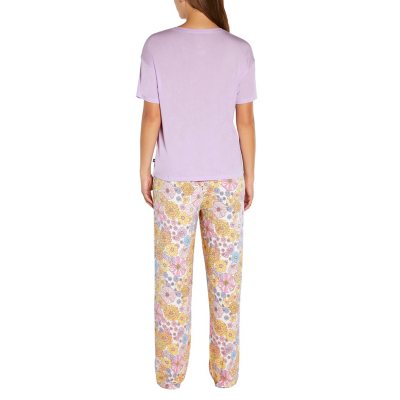 HUE Printed Knit Bermuda Pajama Sleep Short Sleepwear, White - Blooms,  Small : : Clothing, Shoes & Accessories