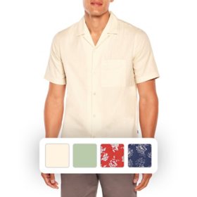 Gap Men's Short Sleeve Seersucker Vacay Shirt