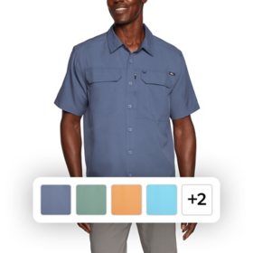 Eddie Bauer Men's Short Sleeve Woven Tech Shirt