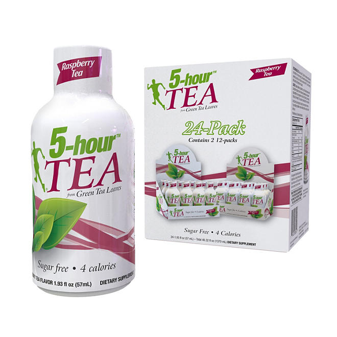 5-hour TEA Shots, Raspberry Flavored Energy Shot (1.93 oz., 24 pk.)