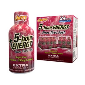 5-hour ENERGY Shot, Extra Strength, Cherry 1.93 oz., 24 pk.