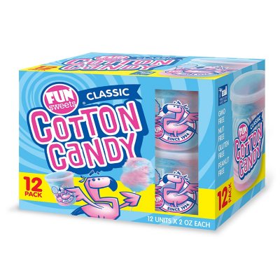 Fun Sweets Cotton Candy, 12 pk. - Sam's Club