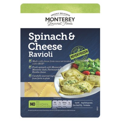 Monterey Gourmet Foods Fresh Spinach & Cheese Ravioli (32 oz.) - Sam's Club