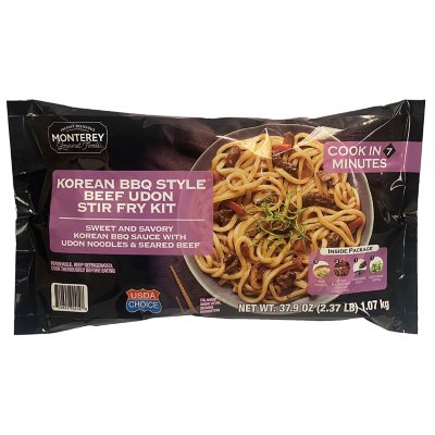 Monterey Korean BBQ Style Beef Udon Stir Fry Kit, 37.9 oz. - Sam's Club