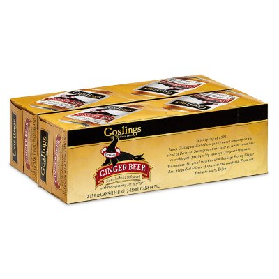 (BBD:07/03/26) Goslings Non-Alcoholic Ginger Beer, 12 fl. oz. can, 24 pk.