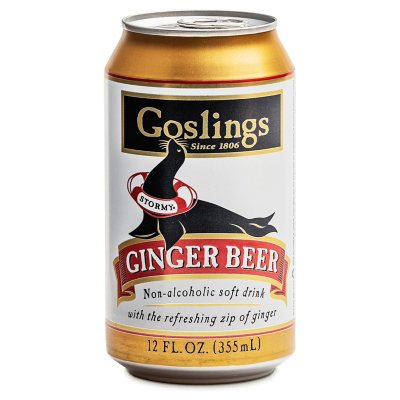 Goslings Non-Alcoholic Ginger Beer (12 fl. oz. can, 24 pk.) - Sam's Club