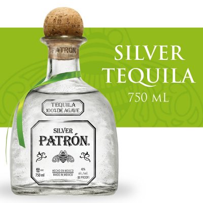 Patron Silver Tequila (750 ml) - Sam's Club