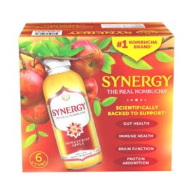 SYNERGY The Real Kombucha, Honeycrisp Apple, 16 fl. oz., 6 pk.