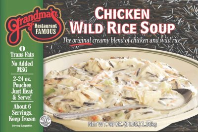 Grandma S Restaurant Famous Chicken Wild Rice Soup 2 Ct 48 Oz Pouches Sam S Club