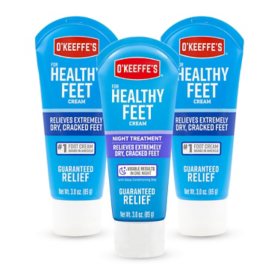 O'Keeffe's Healthy Feet and Healthy Feet Night Treatment, 3 oz., 3 pk.