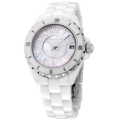 Swiss Legend Women's Karamica White High Tech Ceramic Watch - Sam's Club