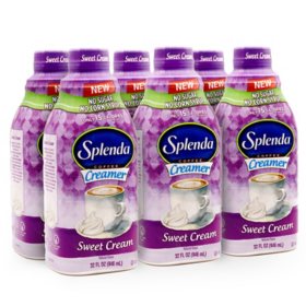 SPLENDA Coffee Creamer, Sweet Cream (32 oz., 6 pk.)