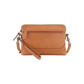 Frye Melissa 100% Genuine Leather Women's Crossbody Wristlet Bag