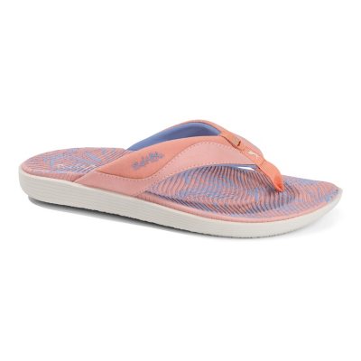 SALT LIFE WOMEN'S FLIP FLOP - CORAL 6:- 6, Coral