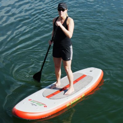8' Inflatable Paddleboard with Stand Up Paddle Sam's Club