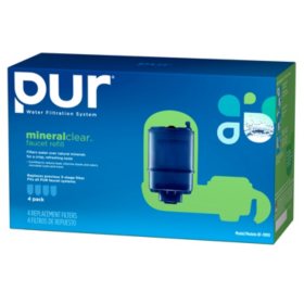 Pur Mineralclear Faucet Water Filter Replacement 4 Pk Sam S Club
