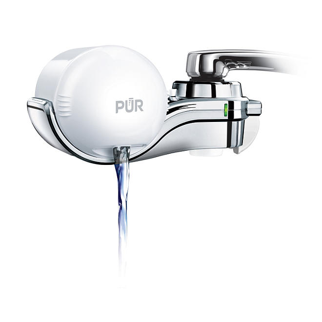 PUR Ultimate Horizontal Faucet Water Filter (White)