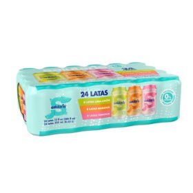 Salutaris con Gas Variety Pack, 12 fl. oz., 24 pk.