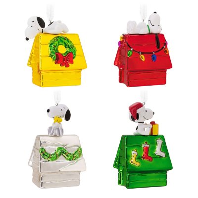 Outlet Peanuts Snoopy Christmas Tree Ornament, set of 4