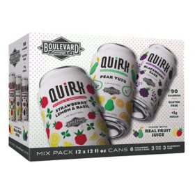 Boulevard Quirk Spiked & Sparkling Seltzer 12 fl. oz. can, 12 pk.