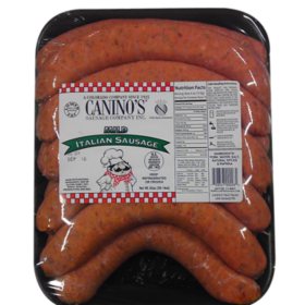 Canino's Mild Italian Sausage 62 oz.
