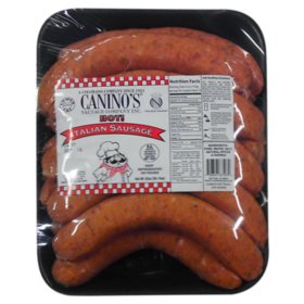 Canino's Hot Italian Sausage 62 oz.