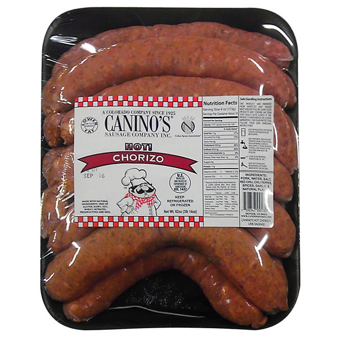 Canino's Chorizo Sausage - 62 oz.