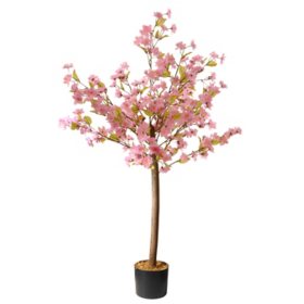 Faux Cherry Blossom Tree 4 Ft.