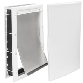 Premier Pet Large Plastic Pet Door White 10 1 8 X 16 1 4