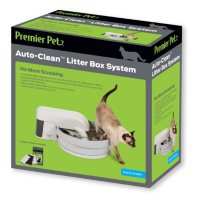 Premier Pet Auto-Clean Litter Box System, Self-Cleaning Litter Box for Cats