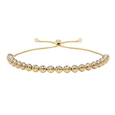 Diamond bolo bracelet sale yellow gold